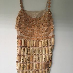 Unique handmade wine cork tank top